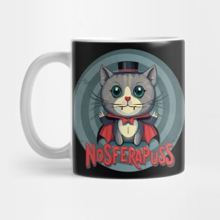 kawaii cat vampire nosferapuss Mug